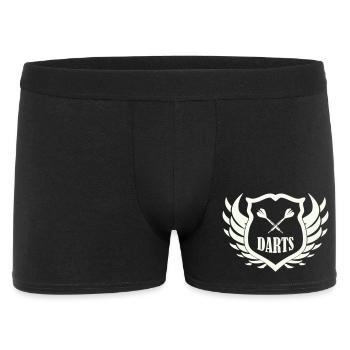 darts_shield - Boxer Homme - noir - Devant