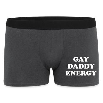 Énergie de papa gay - Boxer Homme - charbon - Devant