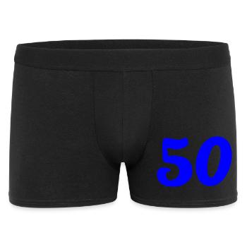 50. 50 YEARS. 50th ANNIVERSARY. 50 YEARS ANNIVERSARY. - Men's Boxer Shorts - black - Front