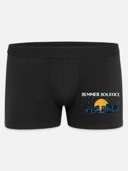 Litha Pagan Summer Solstice Midsummer Midsommar - Men's Boxer Shorts - black
