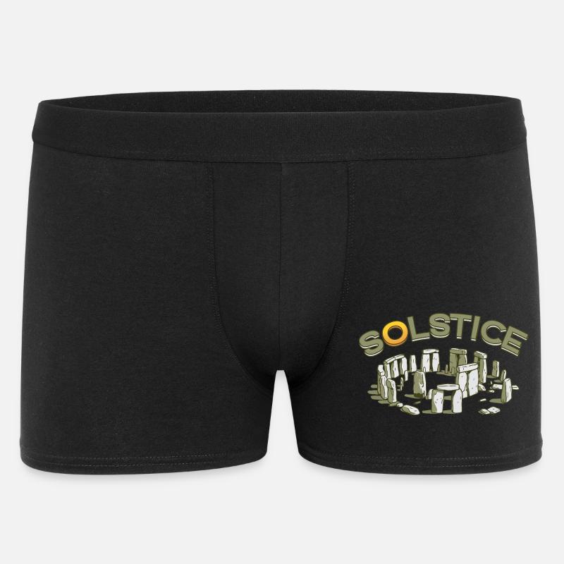 Litha Pagan Summer Solstice Midsummer Midsommar - Men's Boxer Shorts - black