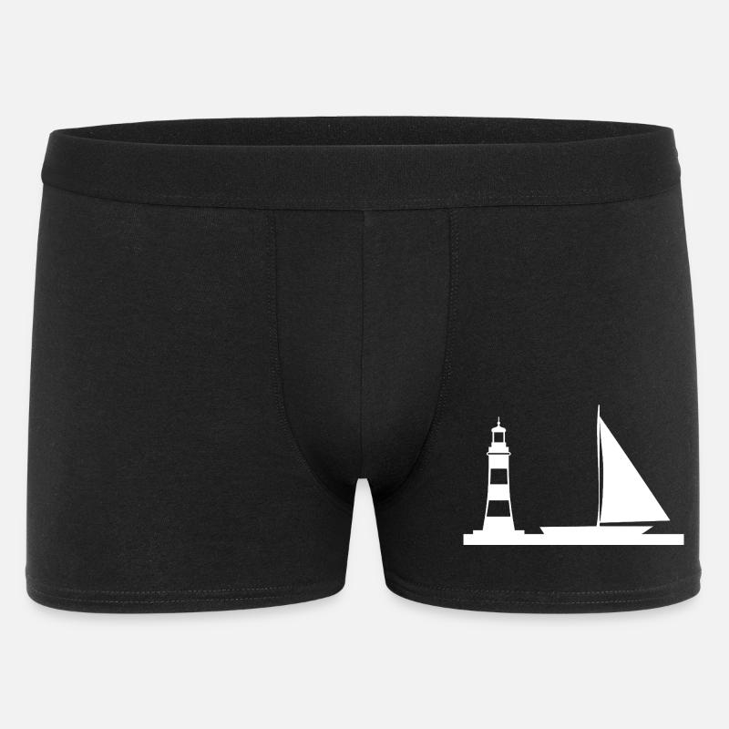 Segeln - Männer Boxer Shorts - Schwarz