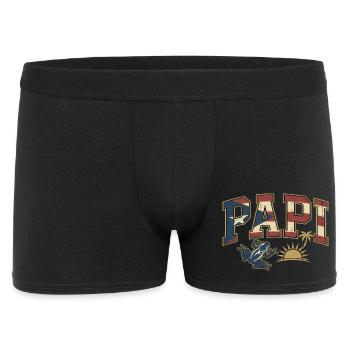 Papi Puerto Rico Flag - Men's Boxer Shorts - black - Front