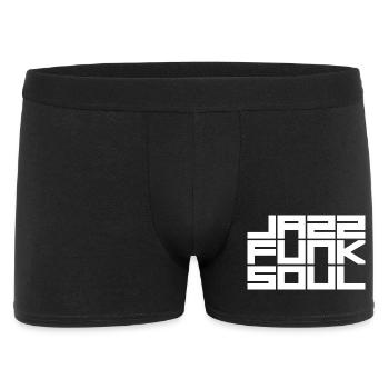Monochrome Grid Geometric Pattern - Men's Boxer Shorts - black - Front