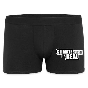 Climate Change Is Real Climate Change Science - Men's Boxer Shorts - black - Front