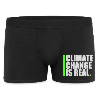 Climate Change Is Real Climate Change Science - Men's Boxer Shorts - black - Front
