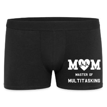Maman, Maîtresse du Multitâche, citation drôle sur la maternité - Boxer Homme - noir - Devant
