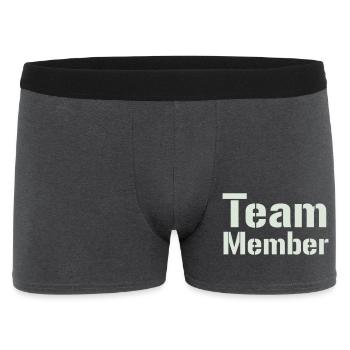 Collection de fautes de frappe d’un membre de l’équipe - Boxer Homme - charbon - Devant