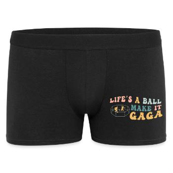 Life's A Ball Make It Gaga - Men's Boxer Shorts - black - Front