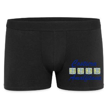 Amalfiküste - Männer Boxer Shorts - Schwarz - Vorne