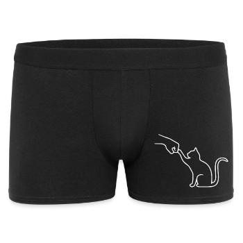 Cat Dad Cat Lover Cat Fist Team - Men's Boxer Shorts - black - Front