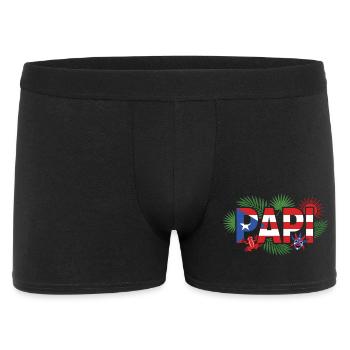 Papi Puerto Rico Flag Vacation - Men's Boxer Shorts - black - Front