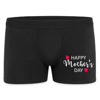 Bonne fête des mères Script Hearts - Boxer Homme - noir - Devant