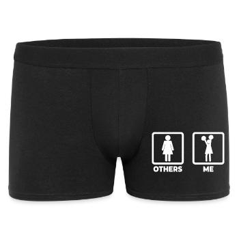 Cheerleader stick figure - Men's Boxer Shorts - black - Front