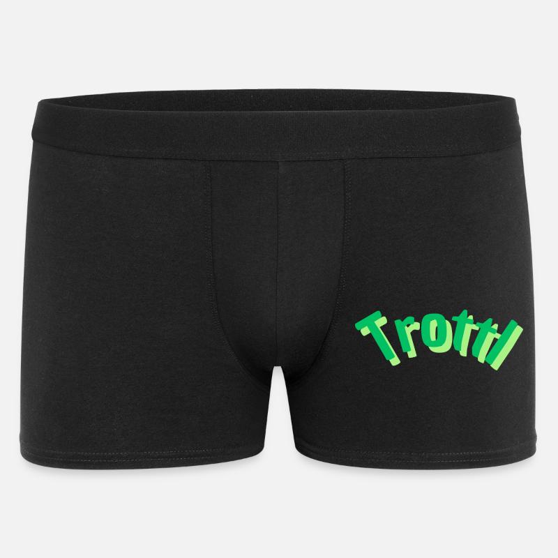 Trottl - Männer Boxer Shorts - Schwarz
