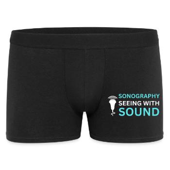 Sonography Seeing Sound Ultrasonographer - Men's Boxer Shorts - black - Front
