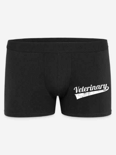 Funny veterinarian - Men's Boxer Shorts - black