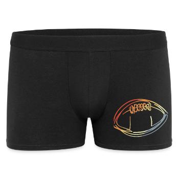 American Football Ball Drawing - Men's Boxer Shorts - black - Front