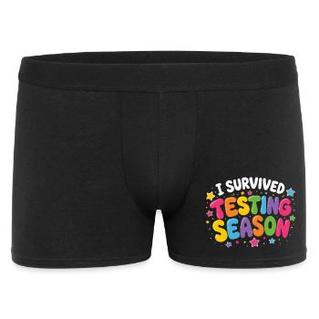I survived the exam phase School Humor - Men's Boxer Shorts - black - Front