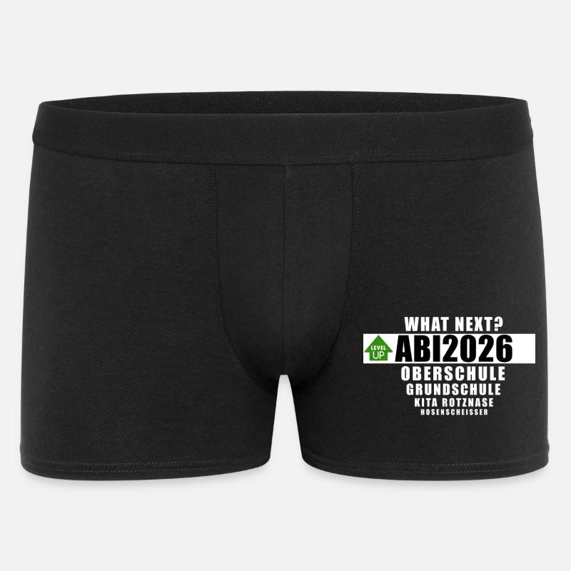 Abi2026 - what next? - Männer Boxer Shorts - Schwarz