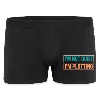 Anxiety Anxious Scaredy Introvert - Men's Boxer Shorts - black - Front