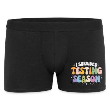 I survived the exam phase School Humor - Men's Boxer Shorts - black - Front
