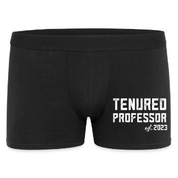 Tenured Professor est. 2023 - Men's Boxer Shorts - black - Front
