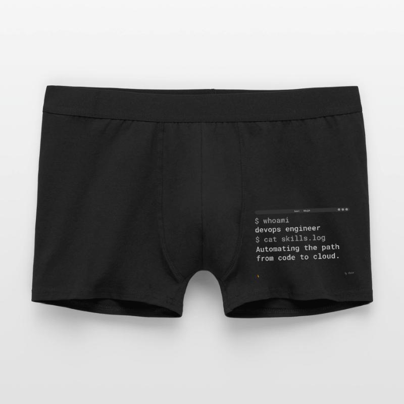 DevOps Engineer Terminal - IT Design Männer Boxer Shorts