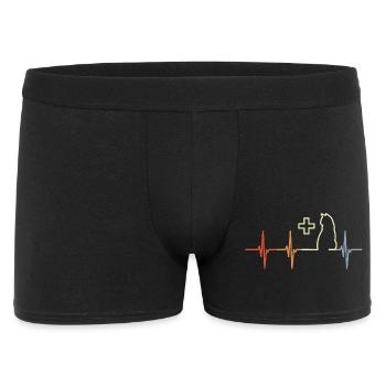 Vet Cats Heart Line - Men's Boxer Shorts - black - Front