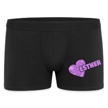 Esther dans le rôle de Kroenchen - Boxer Homme - noir - Devant