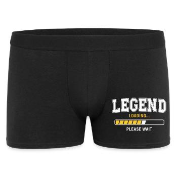 Chargement de la légende, veuillez patienter, s’il vous plaît - Boxer Homme - noir - Devant
