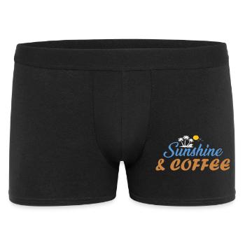 Ambiances Sunshine & Coffee Beach Summer Sun offert - Boxer Homme - noir - Devant