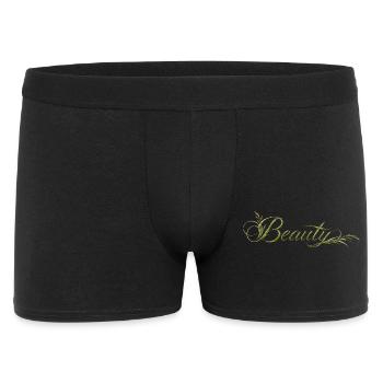 Beauté Lettres, Design de la nature - Boxer Homme - noir - Devant