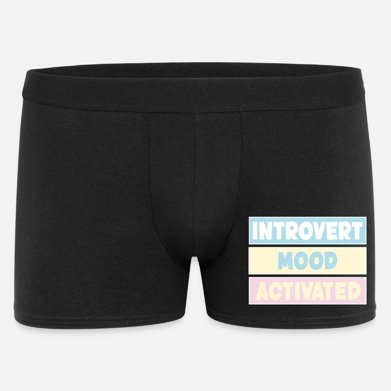 Introvert - Men's Boxer Shorts - black