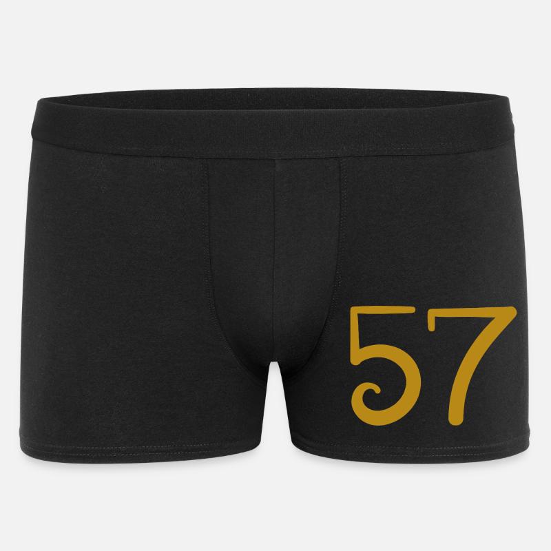 57 - Männer Boxer Shorts - Schwarz