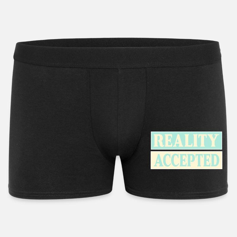 Réalité acceptée - Boxer Homme - noir