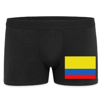 Drapeau de la Colombie - Boxer Homme - noir - Devant