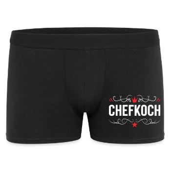 Chefkoch Kochen - Männer Boxer Shorts - Schwarz - Vorne
