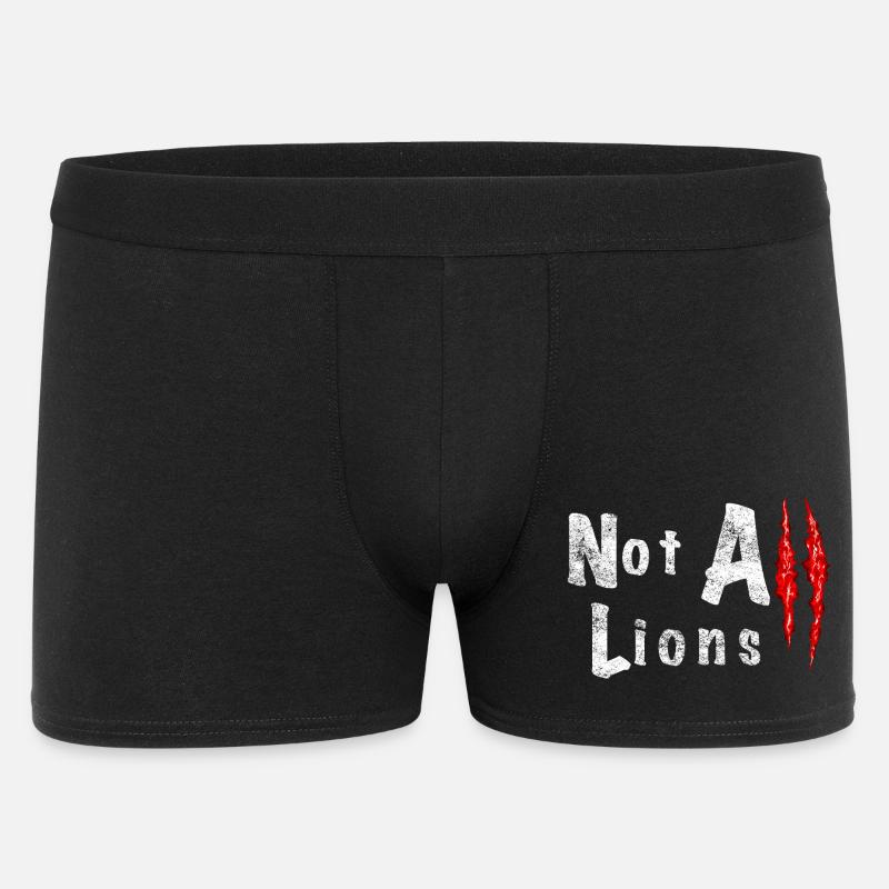 Not All Lions 2... - Boxer Homme - noir