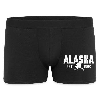Alaska Est 1959 Retro Vintage - Men's Boxer Shorts - black - Front