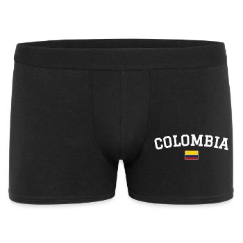 Drapeau de la Colombie Blanc - Boxer Homme - noir - Devant