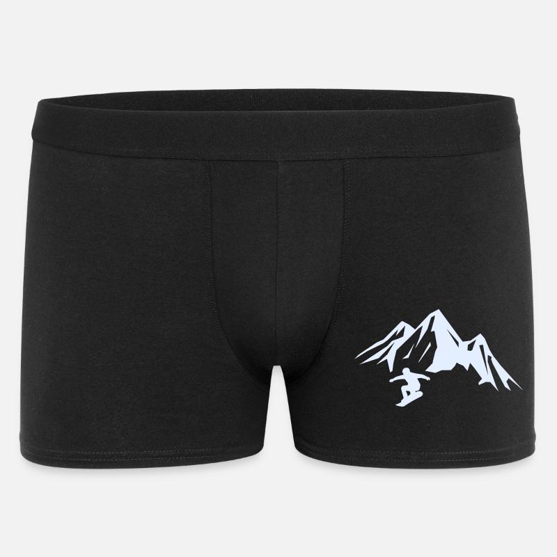 snowboard_berge - Men's Boxer Shorts - black