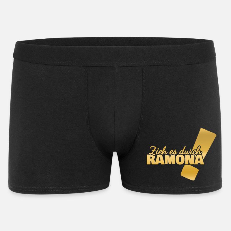 Durchhalten Ramona - Männer Boxer Shorts - Schwarz
