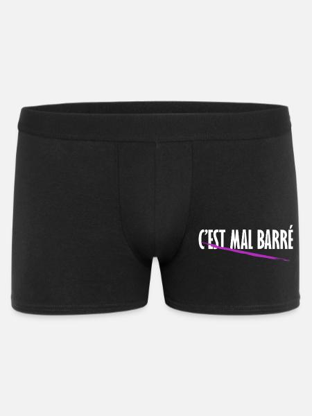 C'est mal barré - Boxer Homme - noir