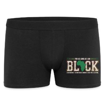 Pride Afro Black History Month Vintage - Men's Boxer Shorts - black - Front