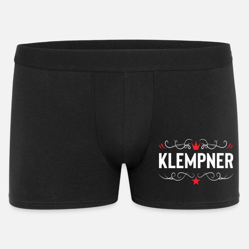 Klempner Beruf - Männer Boxer Shorts - Schwarz