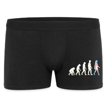 Pride Month LGBTQ - Evolution MTF transgender - Men's Boxer Shorts - black - Front