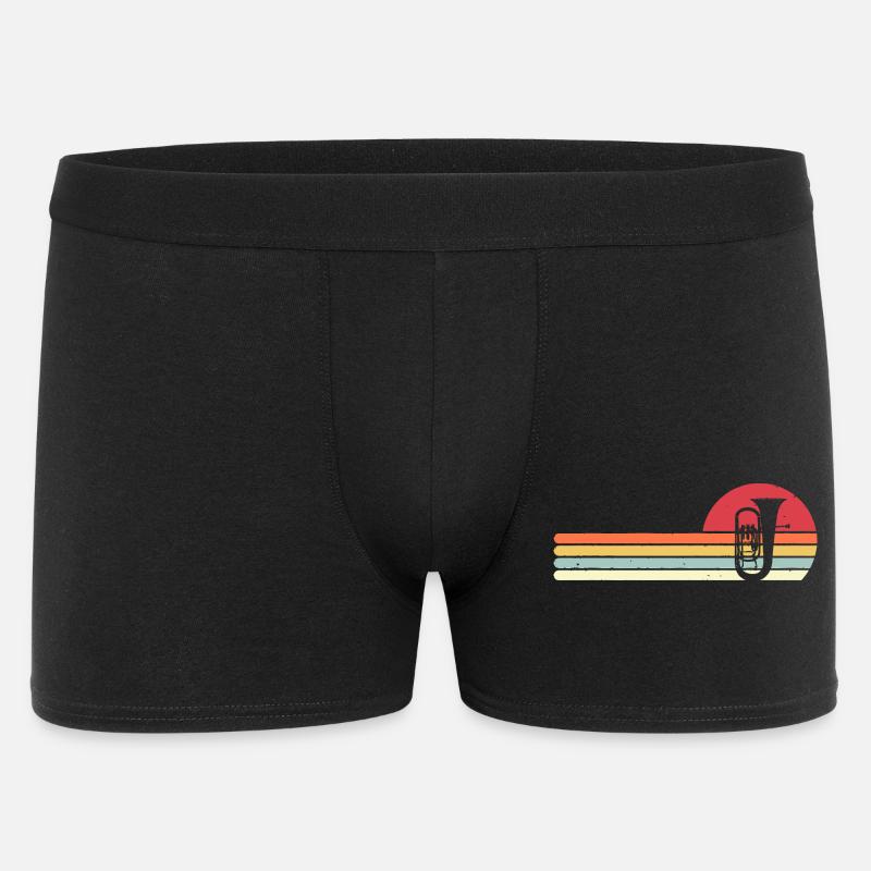 Rainbow Brass Sunset - Men's Boxer Shorts - black