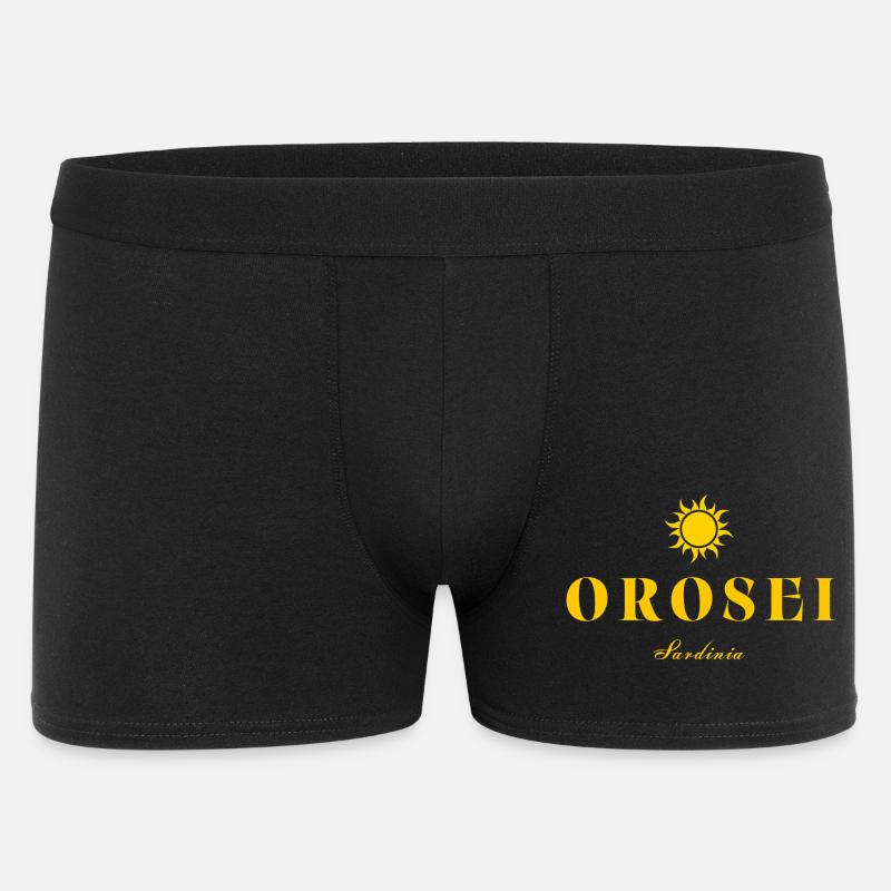 Orosei Sardinia Sonne - Männer Boxer Shorts - Schwarz