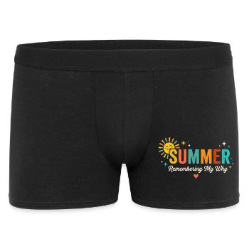 Summer Sun Remembering My Why - Men's Boxer Shorts - black - Front
